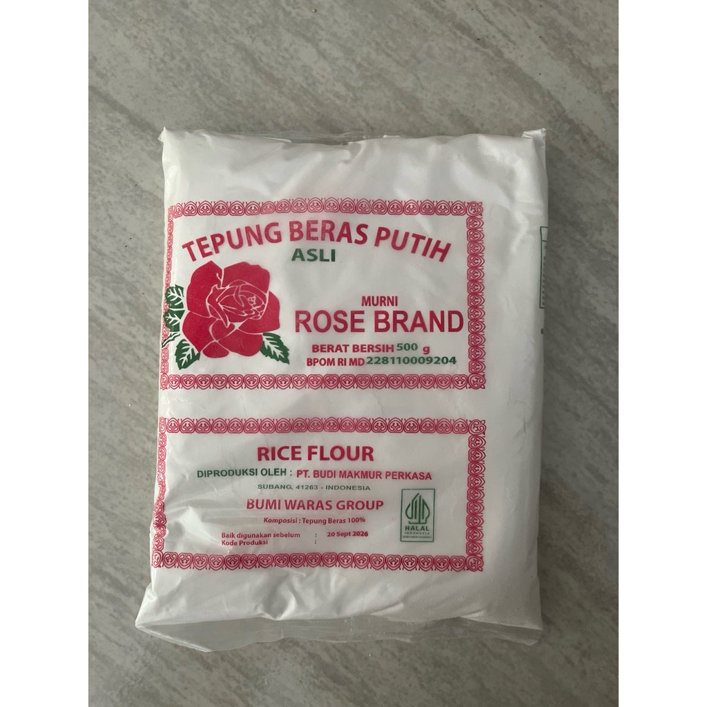 

Tepung Beras Rosebrand 500gr