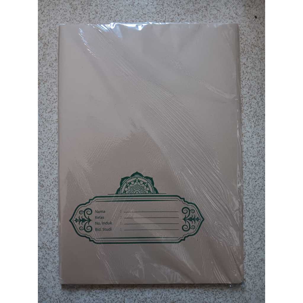 

SAMPUL BUKU COKLAT POLOS ISI 20 LEMBAR UKURAN KWARTO DAN BOXY