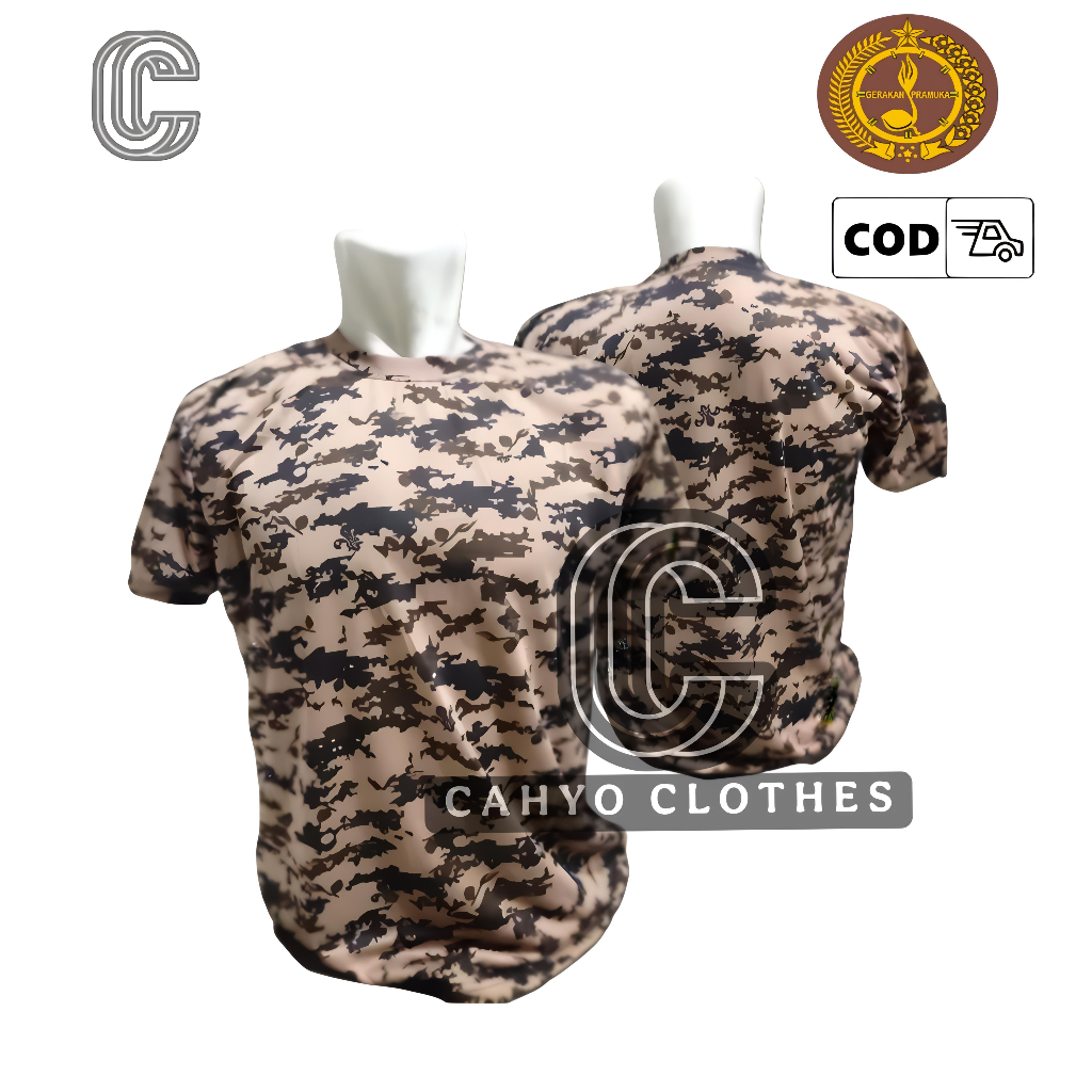 KAOS PRAMUKA LORENG|KAOS OBLONG PRAMUKA