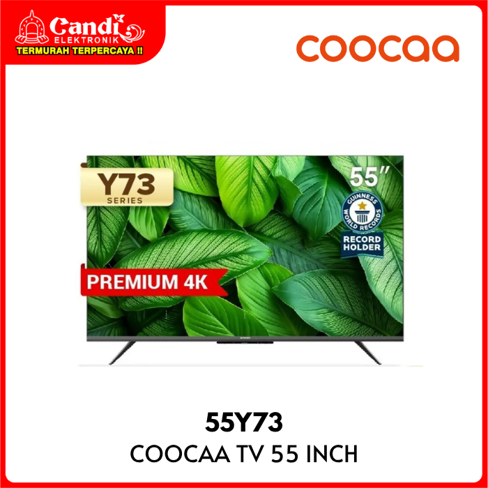 COOCAA 4K UHD Google TV 55 Inch Y73 MEMC Dolby Audio 55Y73