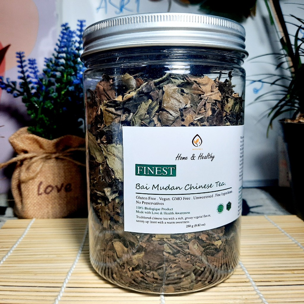 

BENUTRIVA Bai Mudan Chinese Tea/ Teh Bai Mudan/ Teh Insomnia 10gr - 100gr