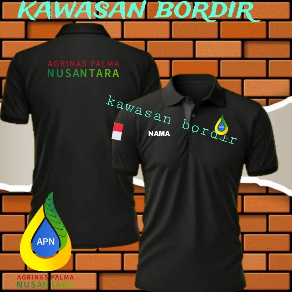 Polo shirt APN agrinas palma Nusantara seragam APN agrinas palma Nusantara baju APN agrinas palma Nu