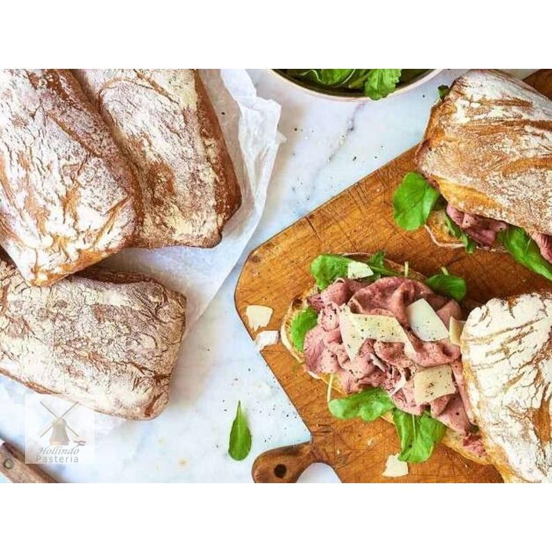 

Ciabatta Al Latte Sourdough Rolls (pack of 6 rolls)