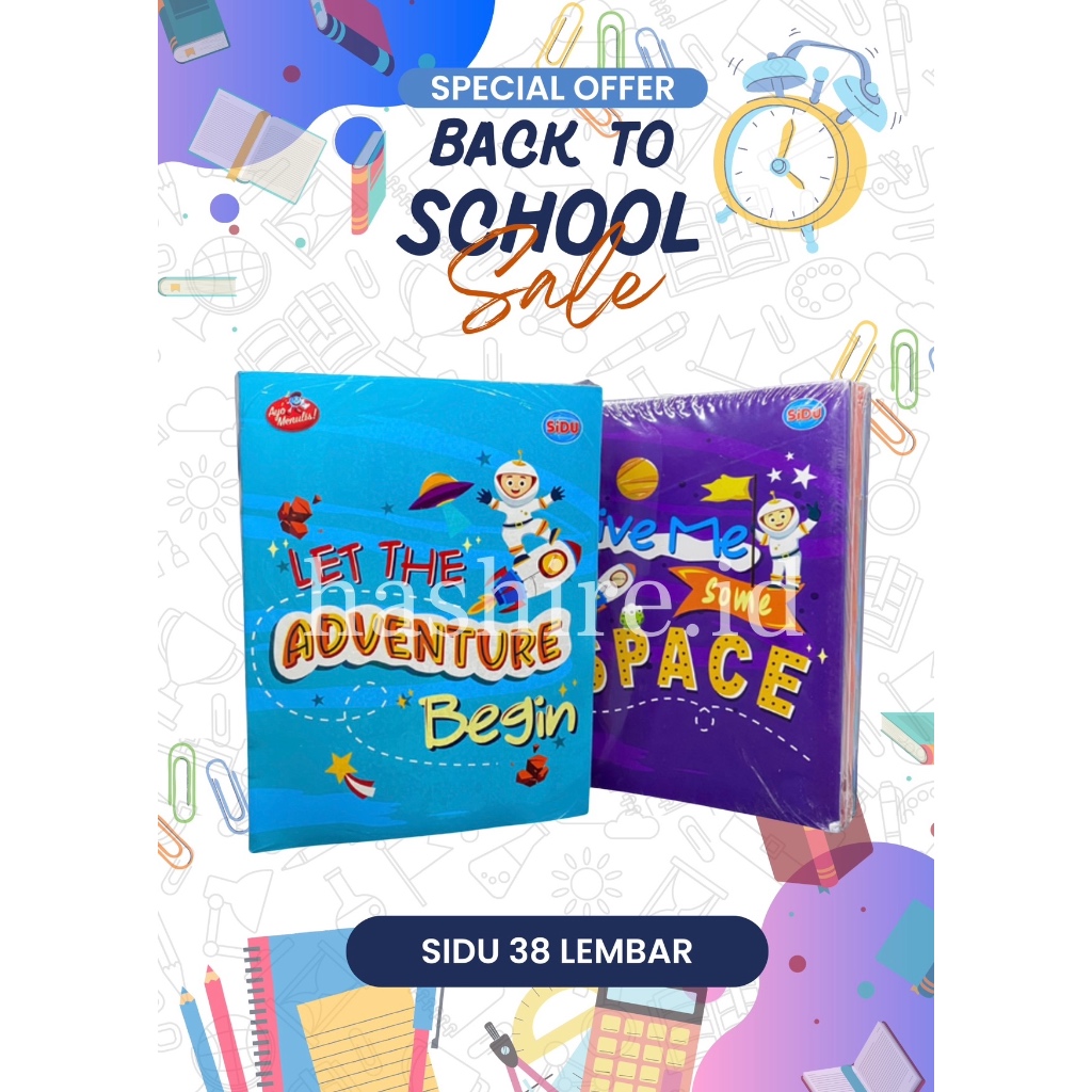 

10pcs Buku Tulis SIDU 38 Lembar / 1pack Buku Tulis SIDU