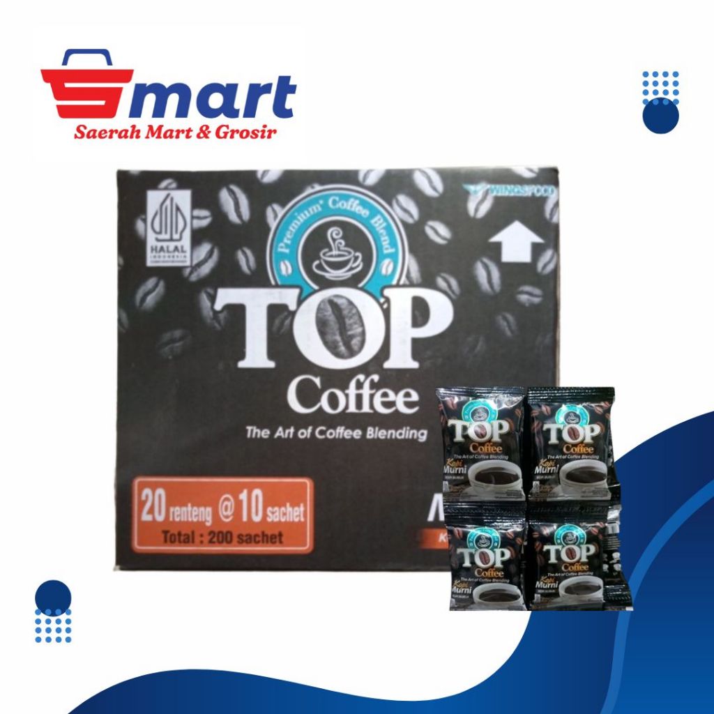 

Top coffee murni 7gr 1 dus isi 20 renteng (200pcs)