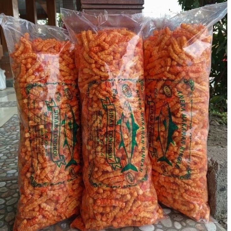 

1bal kerupuk Manggar pedas/ kerupuk Manggar pedas 1bal/kerupuk Manggar pedas / kerupuk akar kelapa