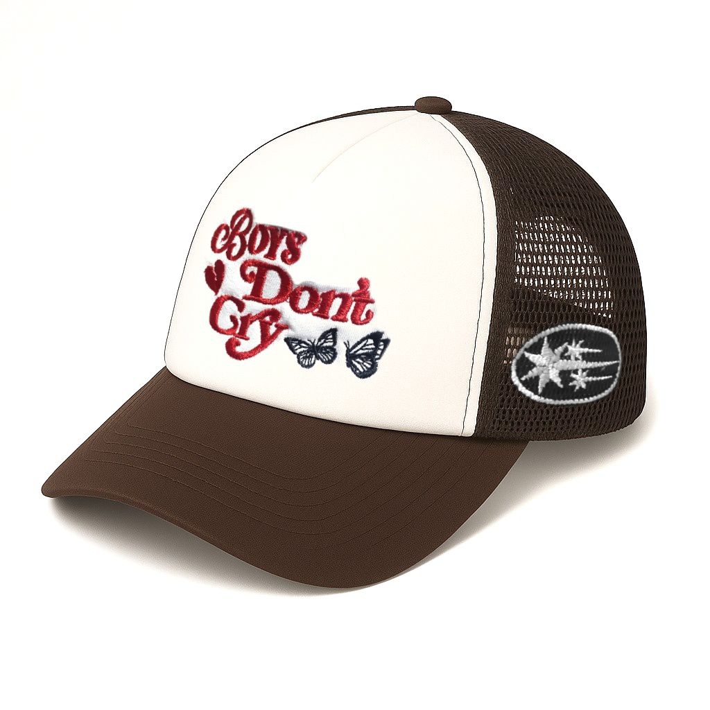 TRUCKER HAT RELLIAGRACES - BOYS DONT CRY || TOPI JARING OLIVE || MESH CAP || TOPI TRUCKER || SNAPBAC