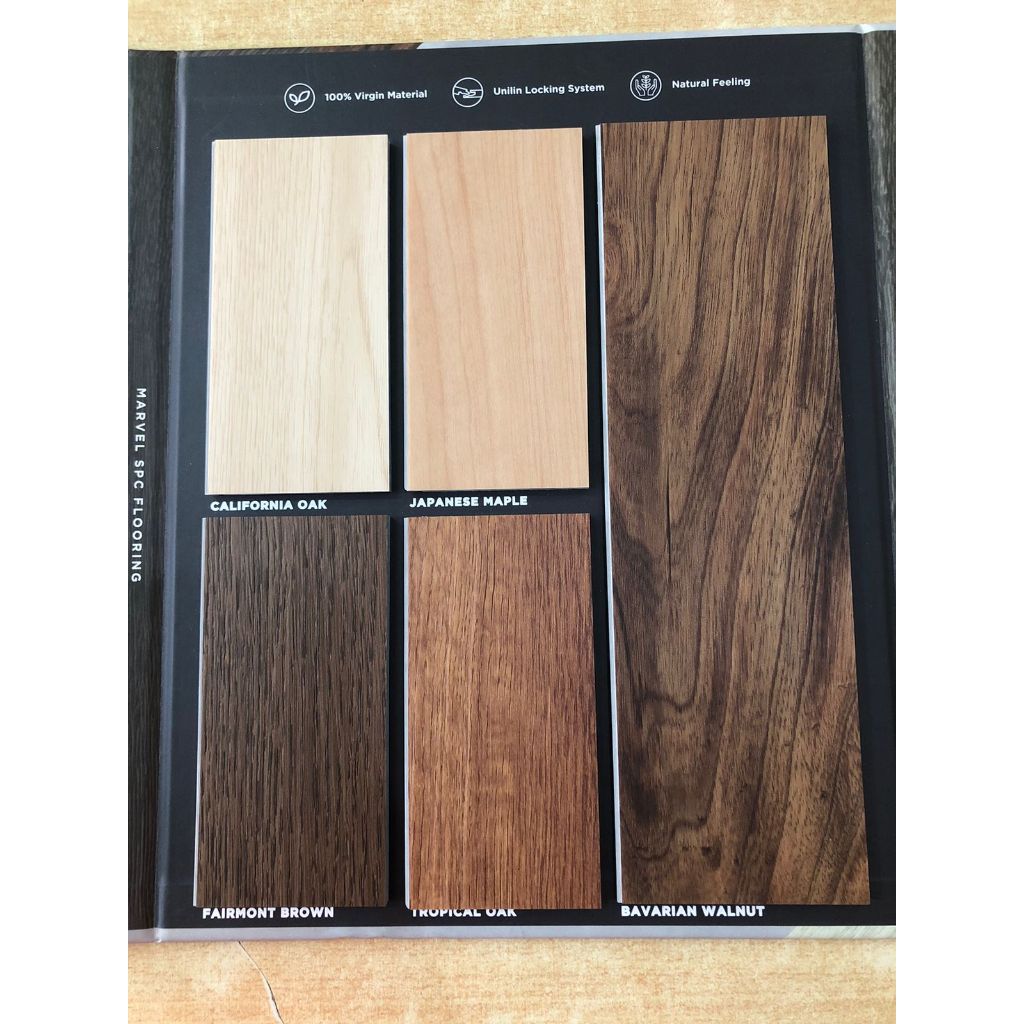 Lantai Spc Marvel Purecore+ Spc Klik + underlayer box