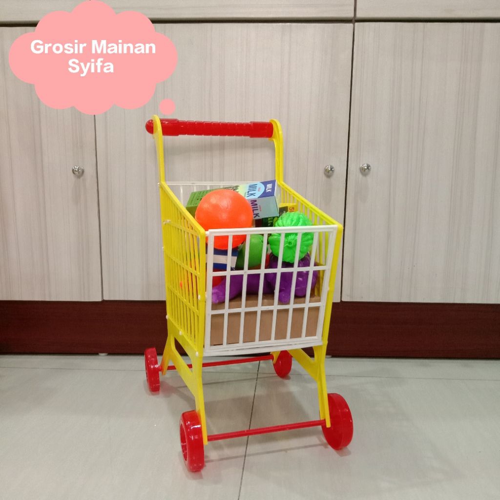 Mainan Troli Belanja Anak / Mainan Anak Lucu / Troli Belanja