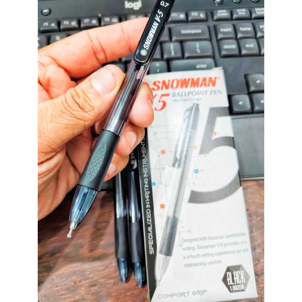 

Pen / BallPen / Pulpen Snowman V5 0.7mm (1 pcs)