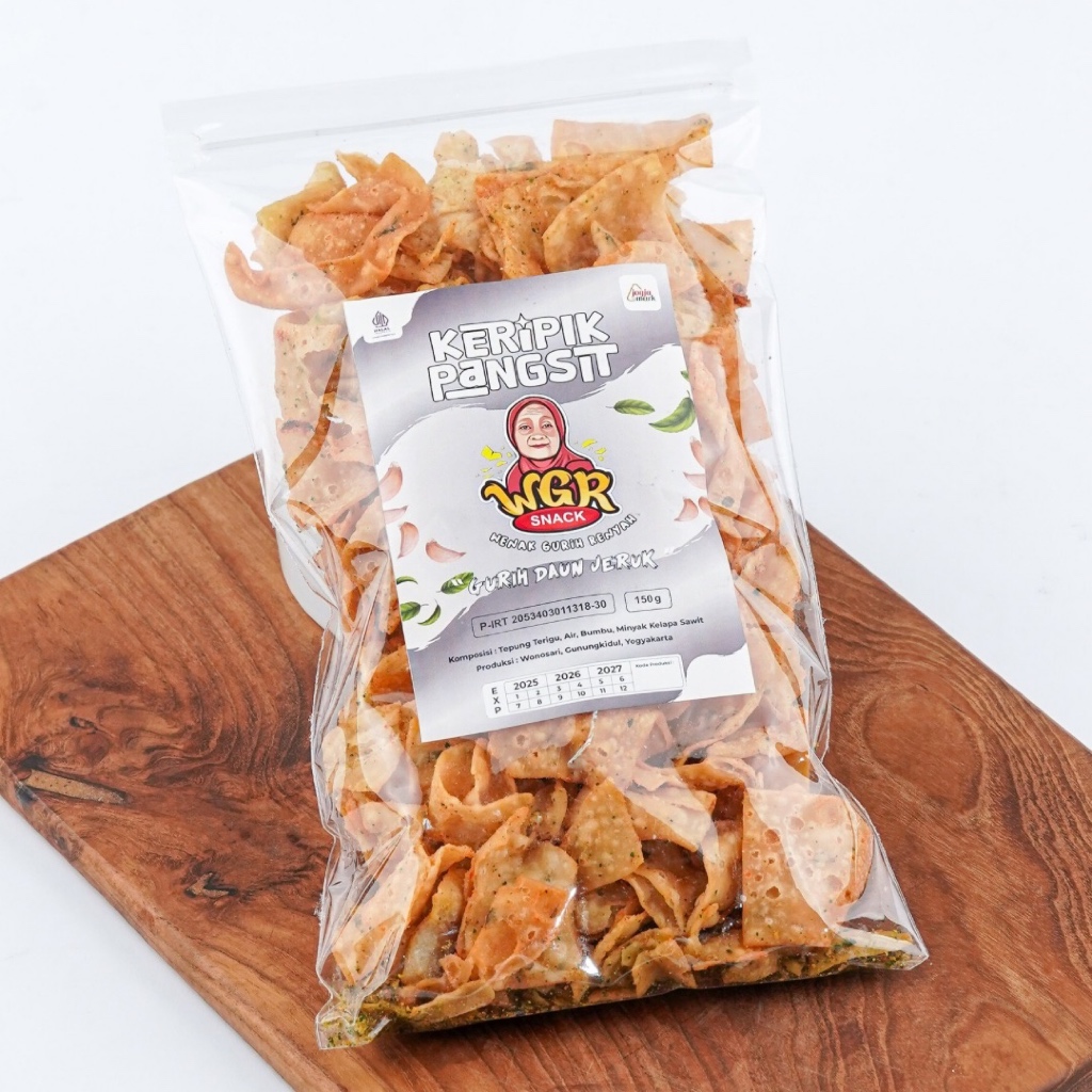 

KERIPIK PANGSIT GURIH DAUN JERUK - WGR SNACK