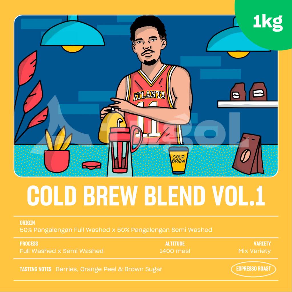 

Biji Kopi Cold Brew Blend Arabica Coffee Beans (1 KG)