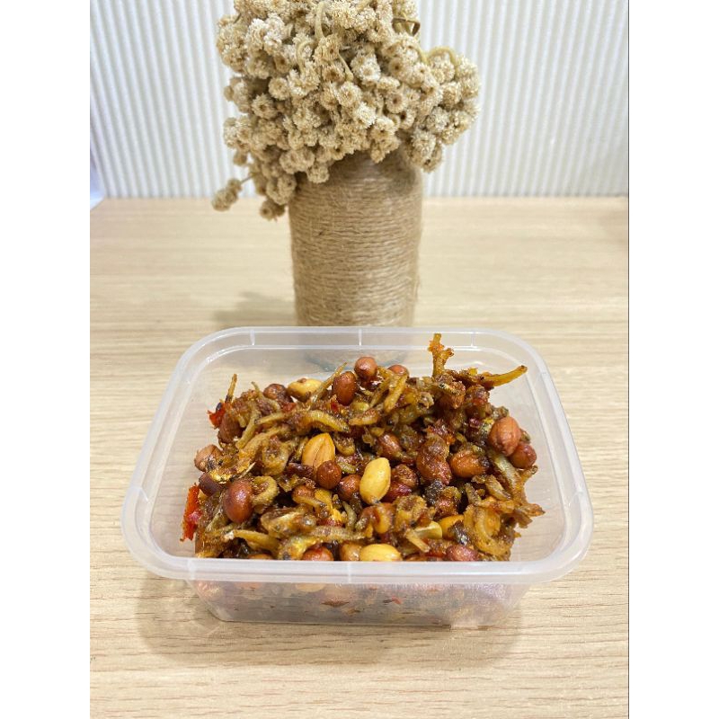

Teri kacang pedas manis 100gr