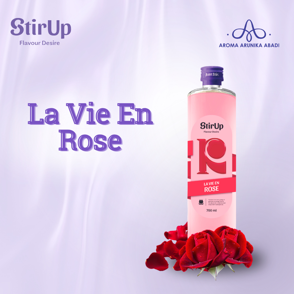

StirUp La Vie En Rose - Sirup Rasa Rose / Bunga Mawar 800 ml