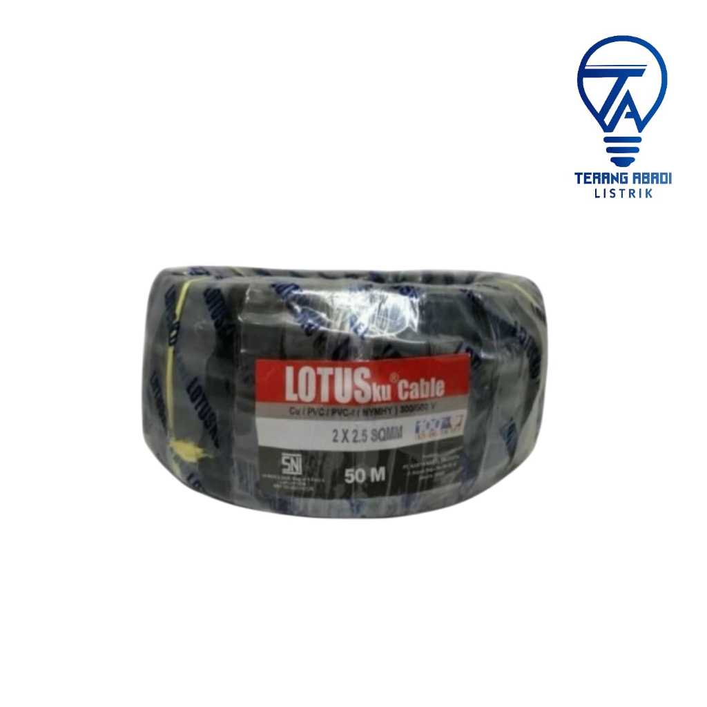 Kabel NYMHY (Serabut) Lotus 2 × 2,5 50Mtr