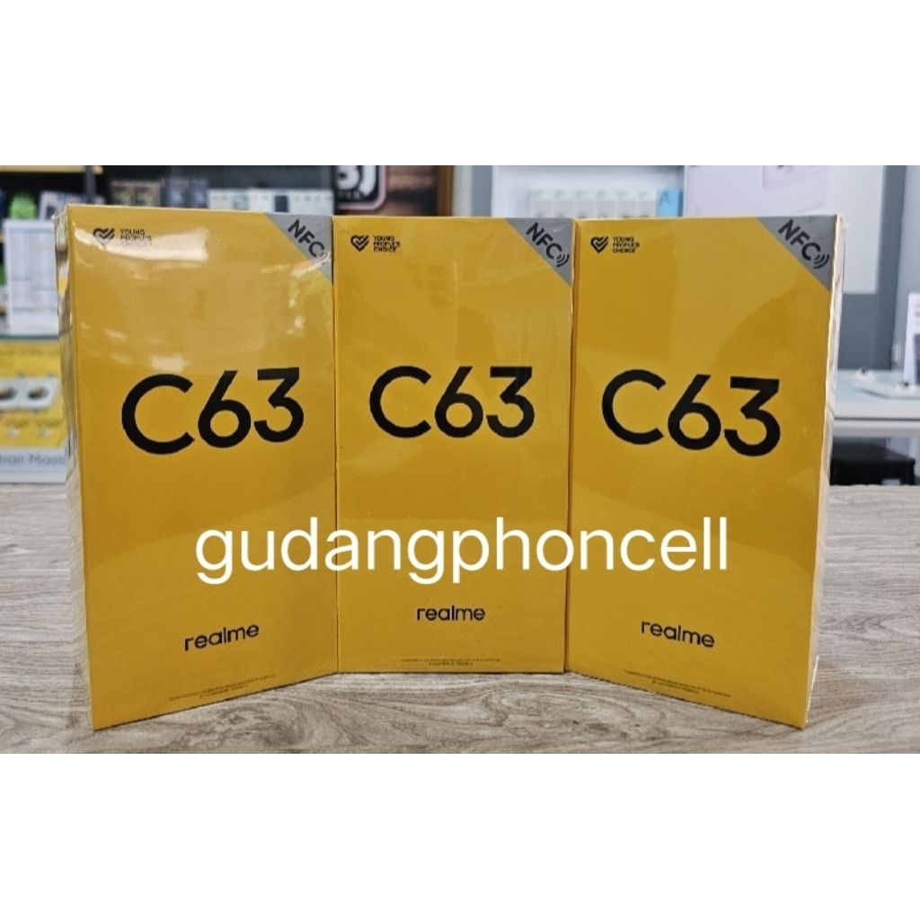 Realme  C63 NF 6+6/ 128 GB garansi 1 tahun realme ( imei terdaftar original 100%)