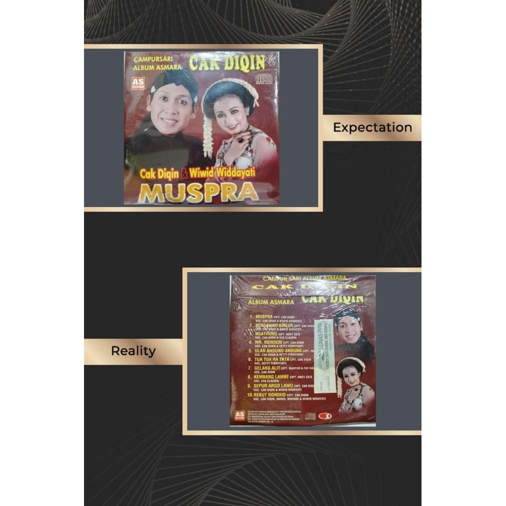 CD audio campursari cak diqin muspro