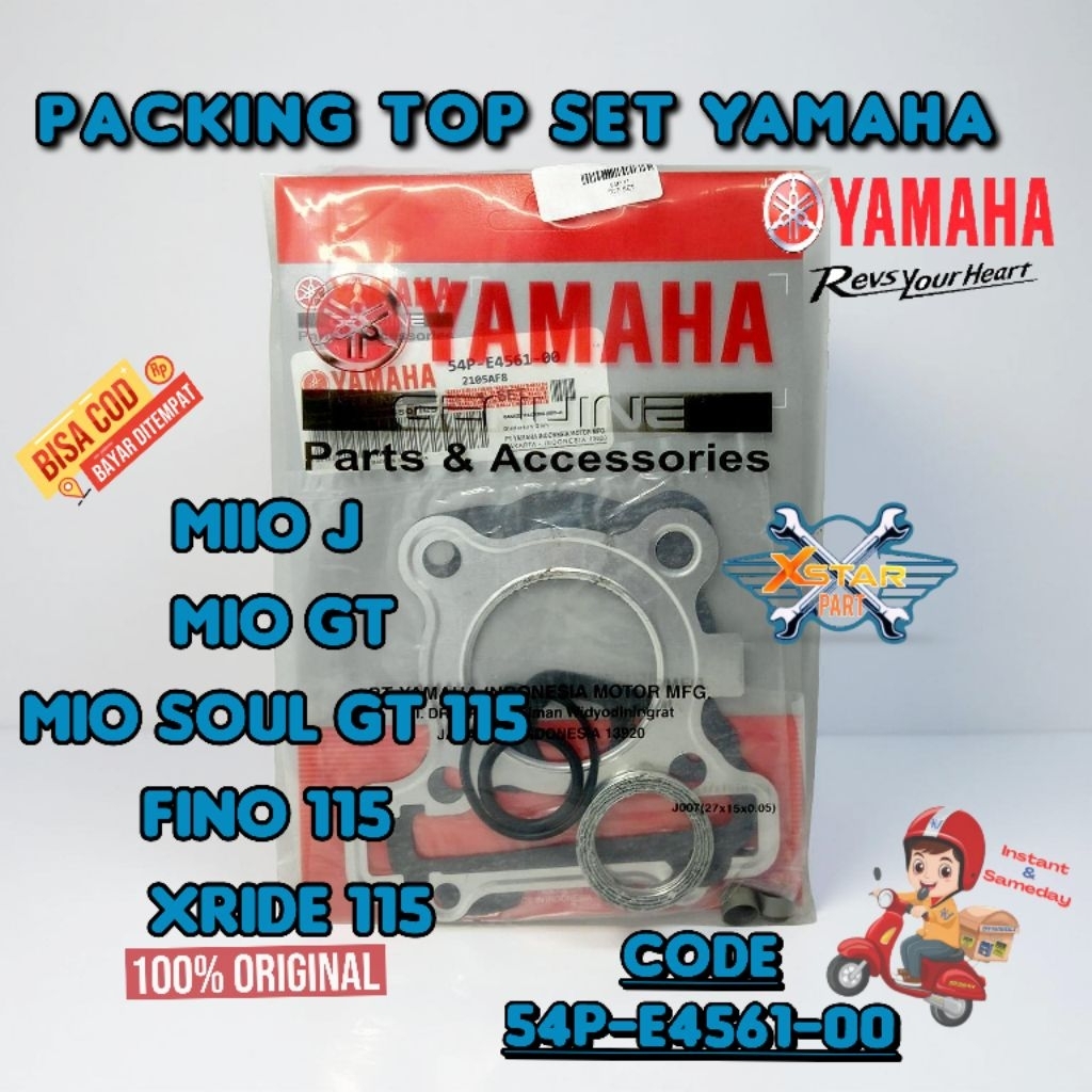 ORI PACKING TOP SET YAMAHA CODE 54P-E4561-00 MIO GT MIO J MIO SOUL GT 115 FINO 115XRIDE 115
