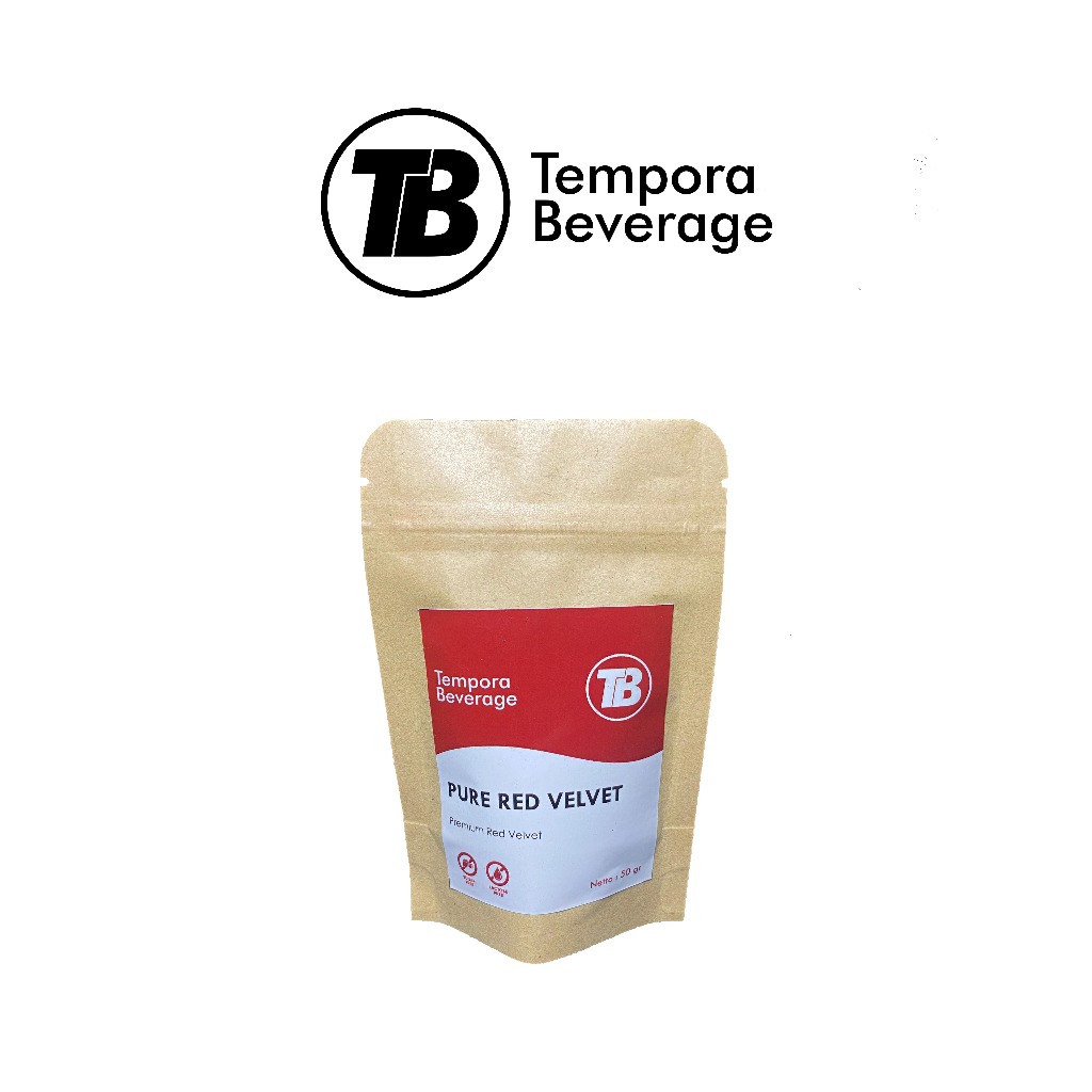 

Pure Red Velvet Powder 50gr | Bubuk Red Velvet Murni | Bubuk Minuman | Tempora Beverage