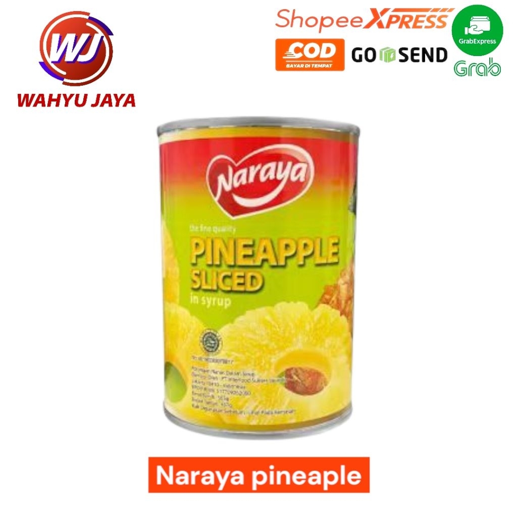 

Naraya Pinneaple slice in syrup 565gram