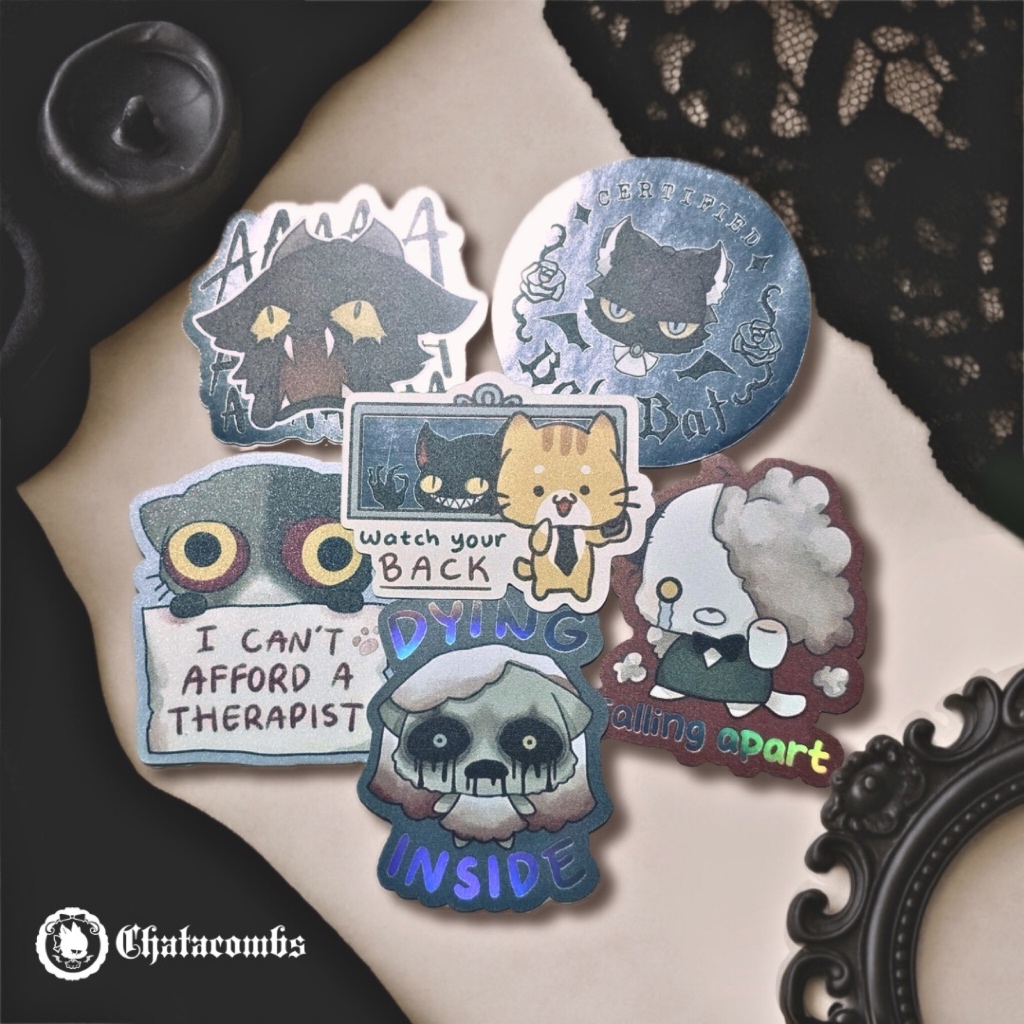 

The Chatacombs Fancy Stiker (Glitter, Holographic, Metallic)