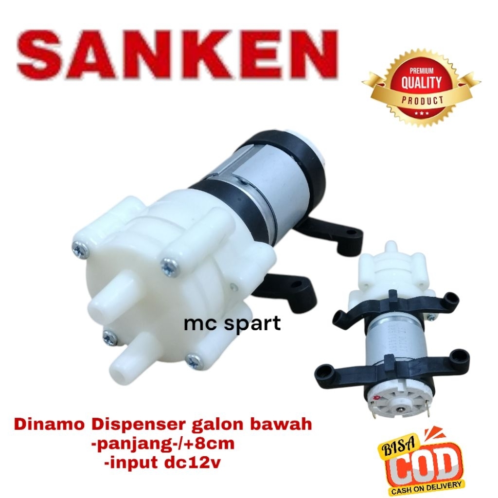 Dianamo dispenser galon bawah Sanken pompa dinamo dispenser galon bawah