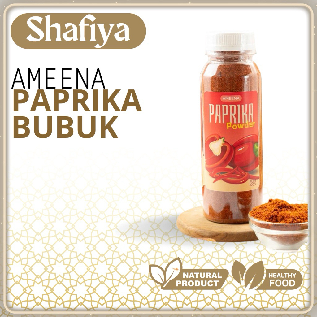 

Paprika Bubuk Murni Bell Pepper Powder 140 GR | Ameena Premium Quality