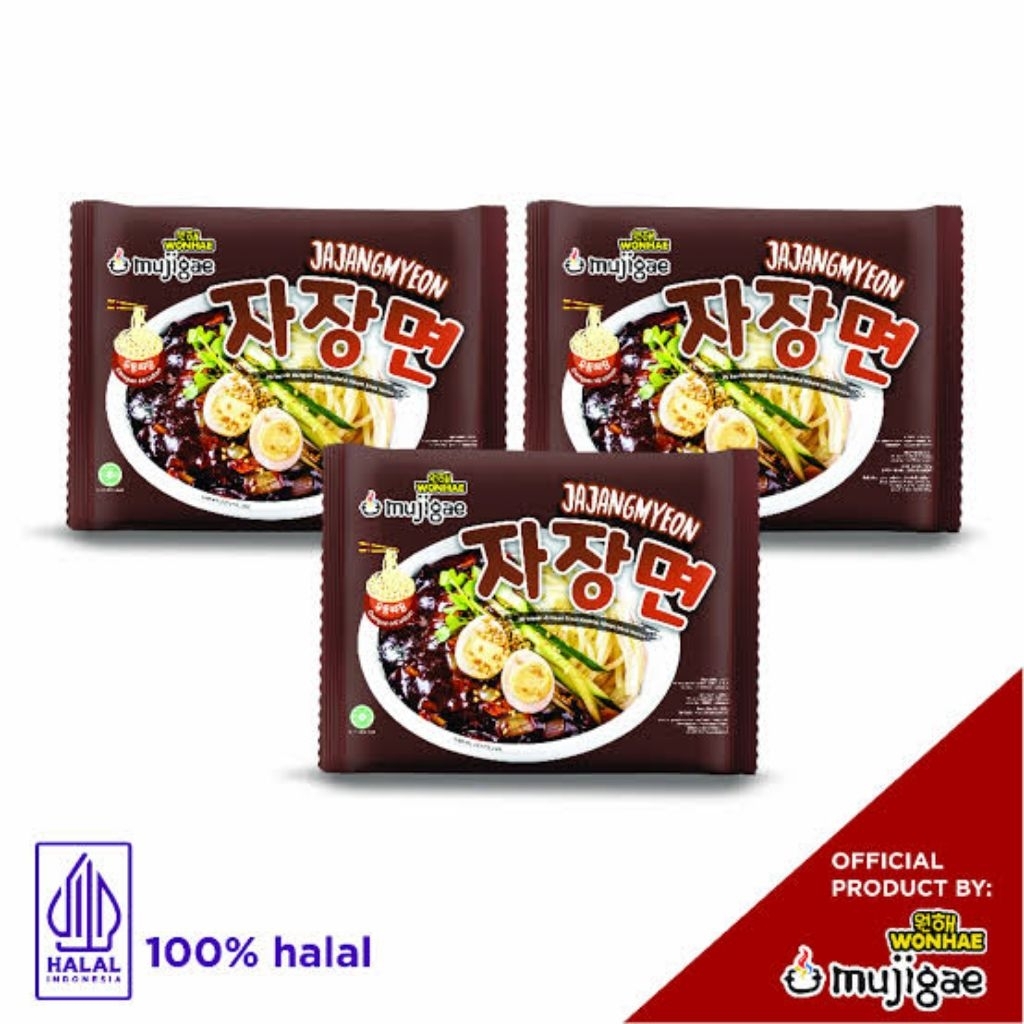 

Mujigae Jajangmyeon 265 gr - Mie Basah dengan Saus Kedelai Hitam Khas Korea / Pcs
