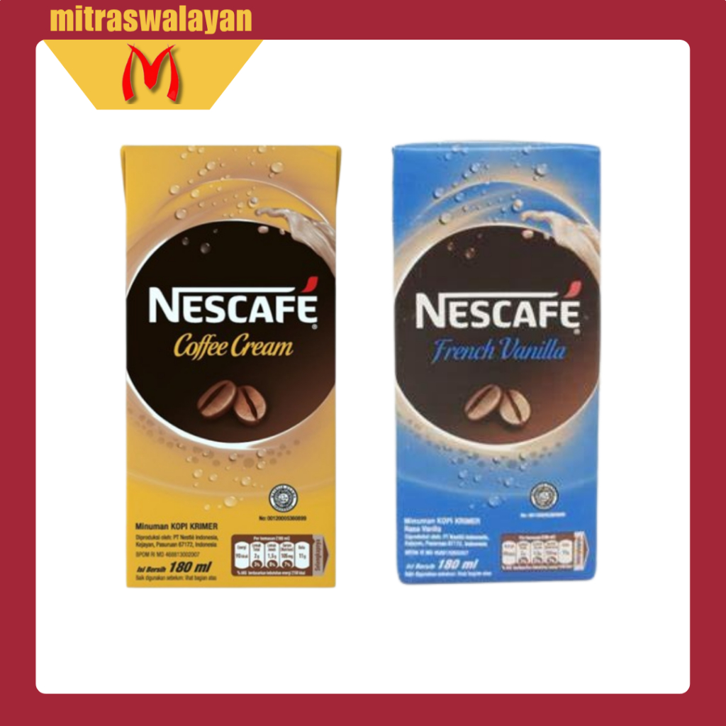 

NESCAFE Kopi Siap Minum Kemasan Kotak 180 ml