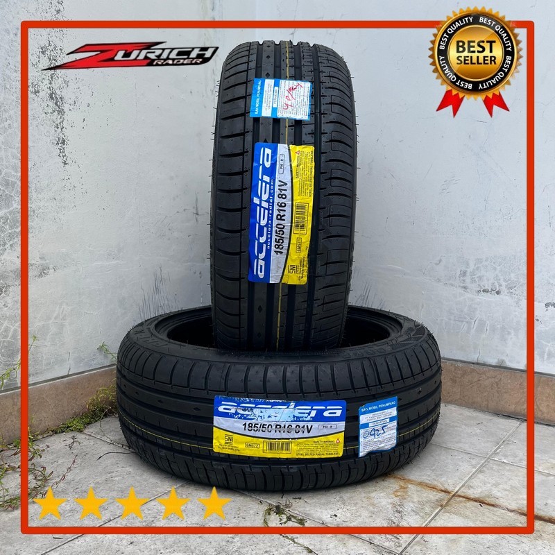 Ban Mobil 185 50 R16 Merek Accelera Phi-R Ukuran 185/50 R16 Tubles