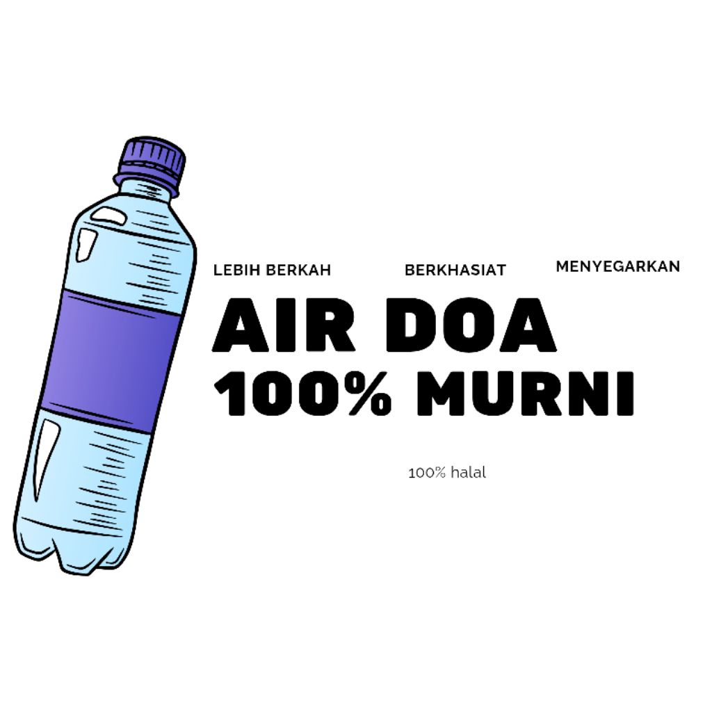 

air doa 100% asli