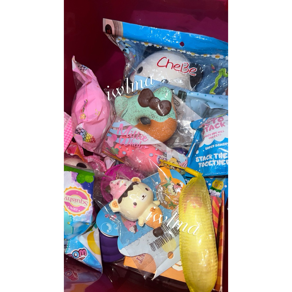 SQUISHY PRELOVED LICENSED COMMON IBLOOM PUNIMARU YUMMIBEAR VLAMPOO GOOD CONDITION