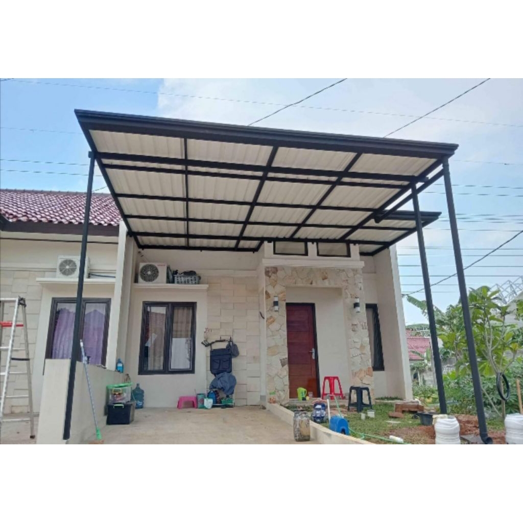 kanopi ardelon besi galvanis