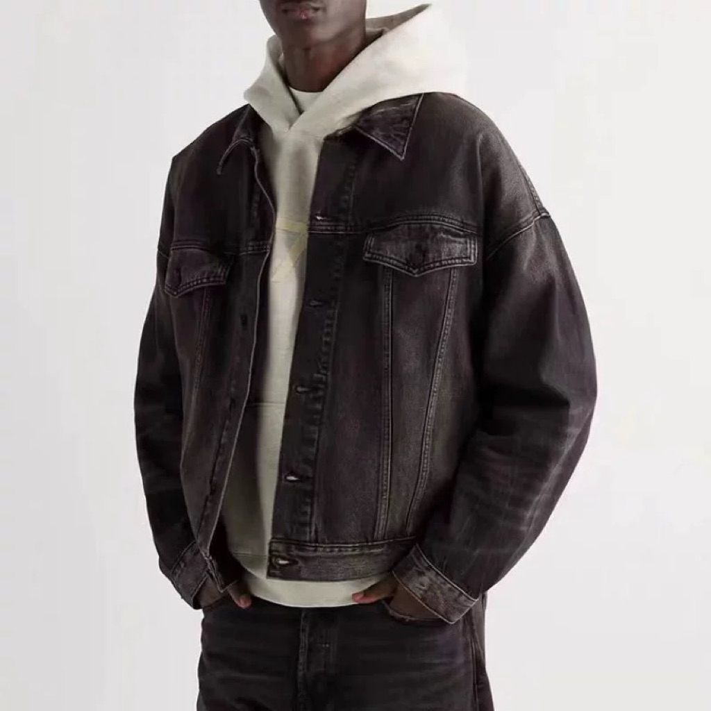 OUTWEAR FOG ESSENTIALS DENIM FEAR OF GOD JAKET DENIM