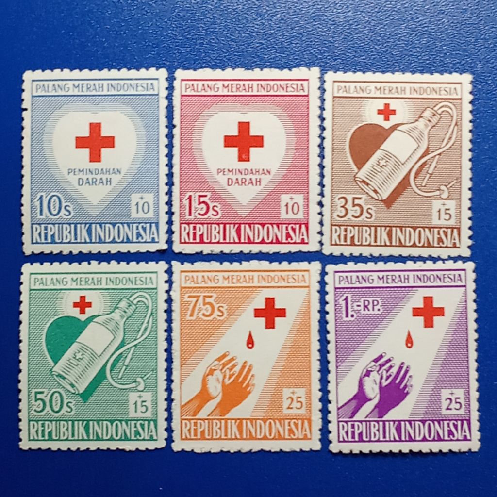 

Prangko Seri Palang Merah Indonesia Tahun 1956