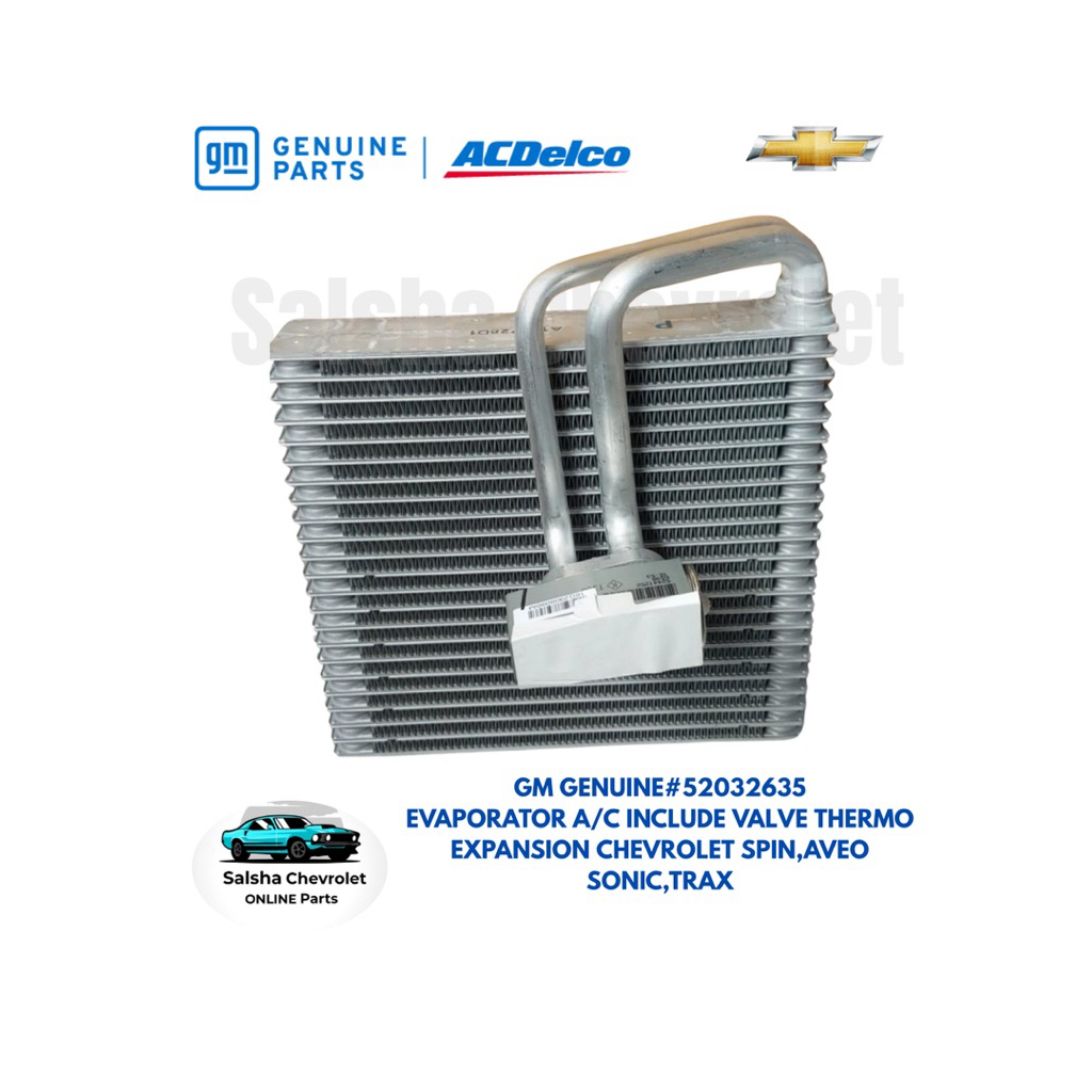 EVAPORATOR AC CHEVROLET SPIN,AVEO SONIC,TRAX EVAPORATOR INCLUDE EXPANSION ORIGINAL GM 52032635