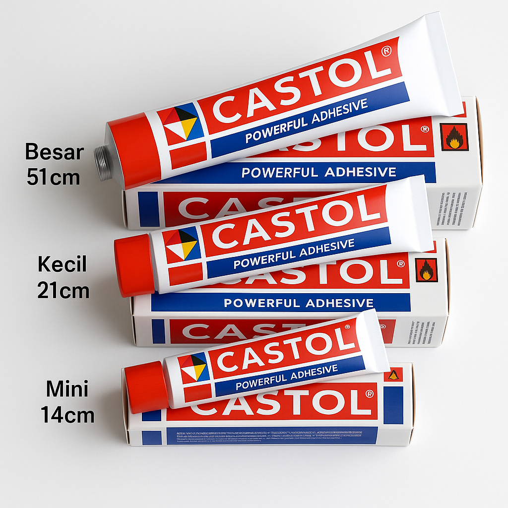 

Lem Castol Original - Lem Kuning Serbaguna - Lem Kuat Serbaguna - Berbagai Ukuran