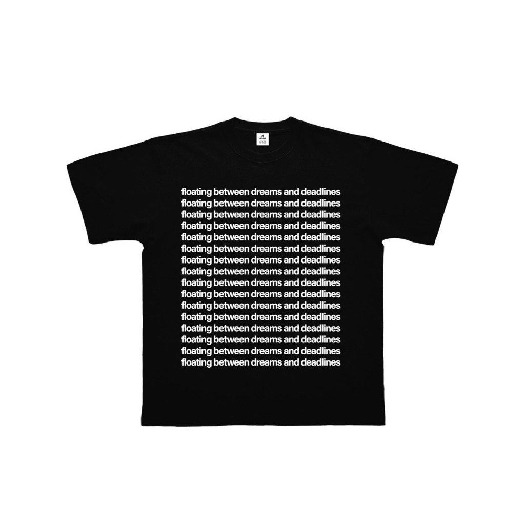 Deadline Daze Deadline Daze Boxy T Shirt Fit Oversized Cotton Combed 24s