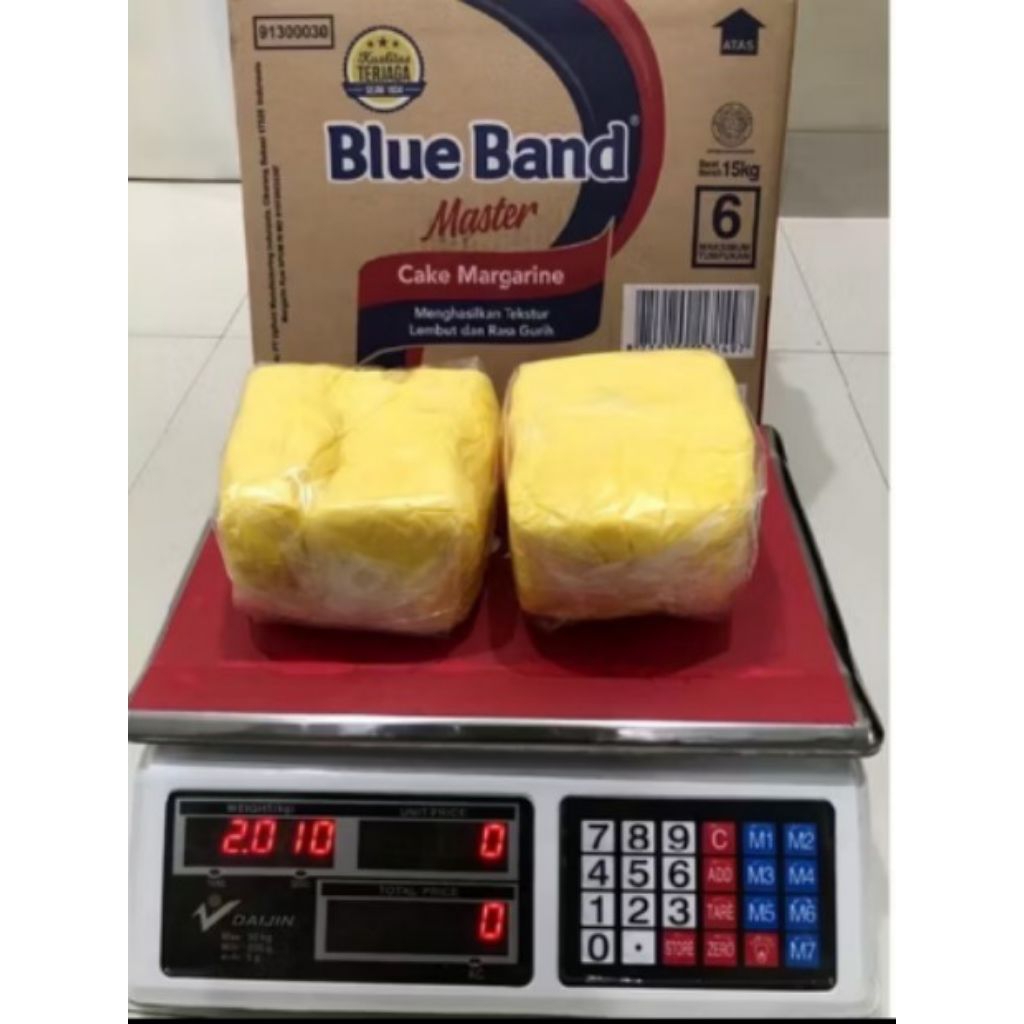 

Mentega margarine blue band Repack 1 Kg Serbaguna