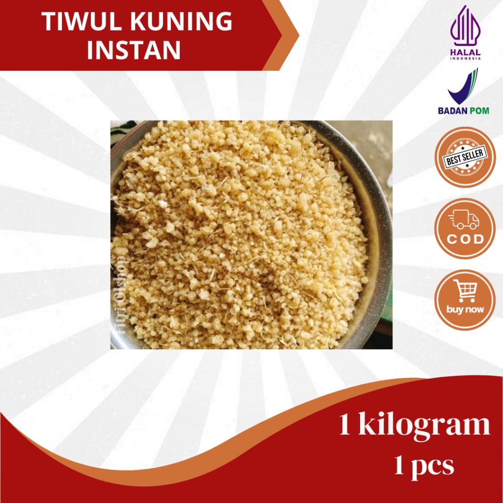 

Tiwul Kuning Instan 1 kg