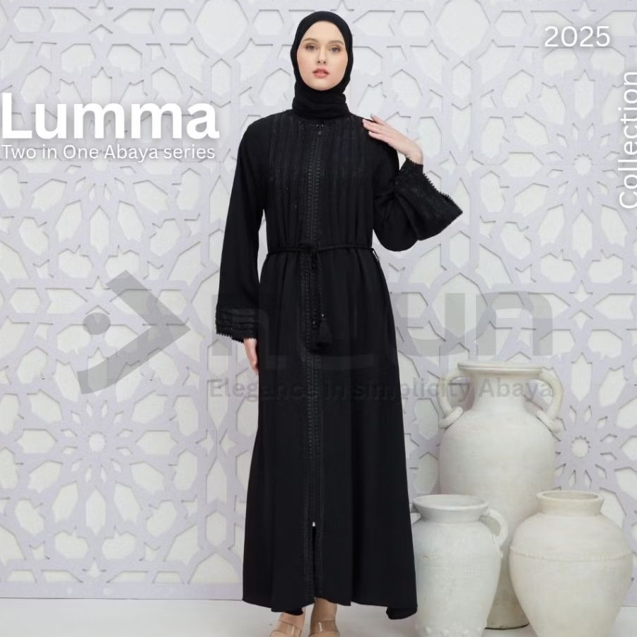 Lumma Abaya by Nuun | Abaya arab hitam polos abaya putih abaya turki gamis umroh dan haji