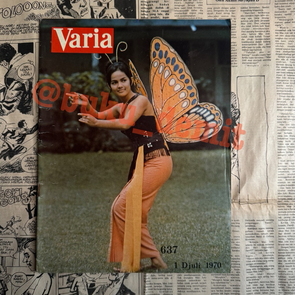 Majalah VARIA 1970 // In Memoriam Djamaludin Malik // Wawancara dengan Frans Kasiepo Gubernur Irian 