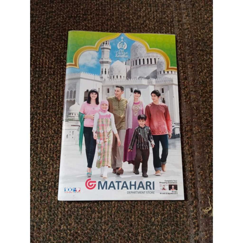 Brosur katalog Matahari Department Store edisi Lebaran 2012