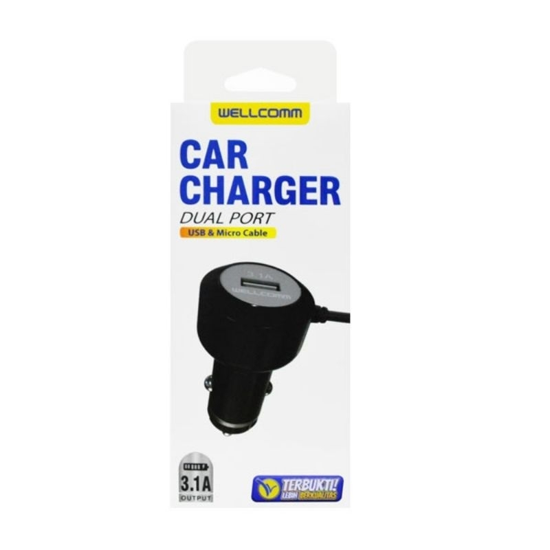 charger mobil fast charging plug in USB 3.1A