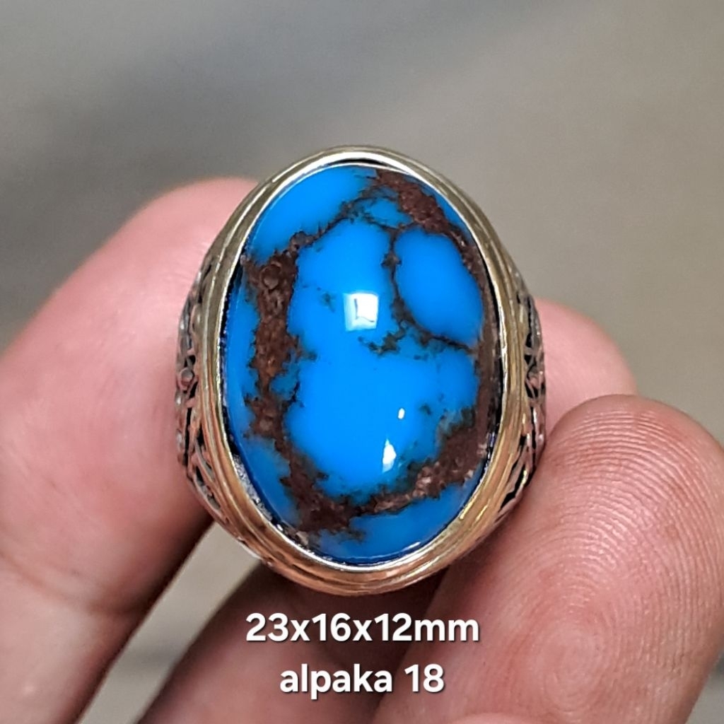 CINCIN 8 PIRUS MESIR ISTIMEWA ROYAL BLUE ELEGAN