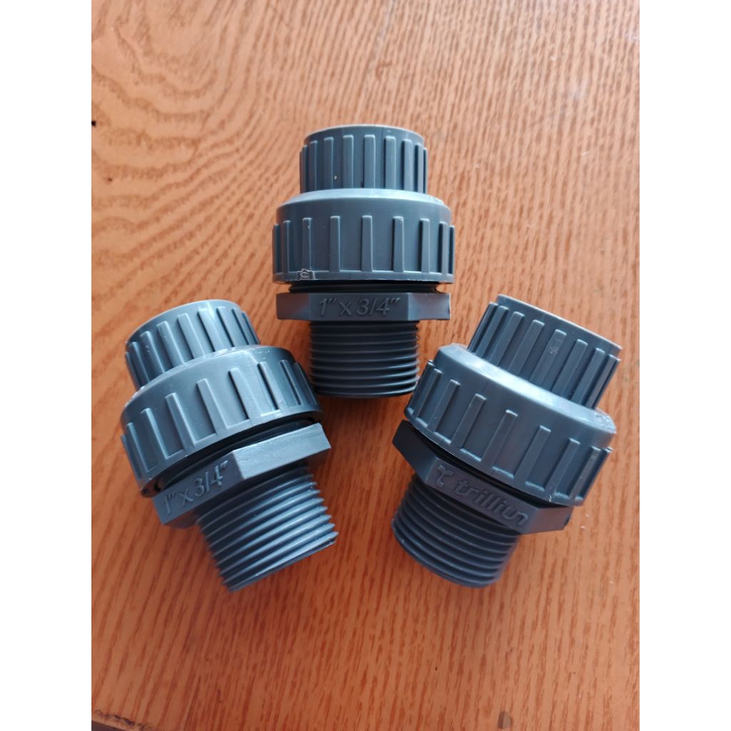 WATERMUR PVC TRILLIUN 1×3/4 inch sambungan pipa/Union socket trilliun