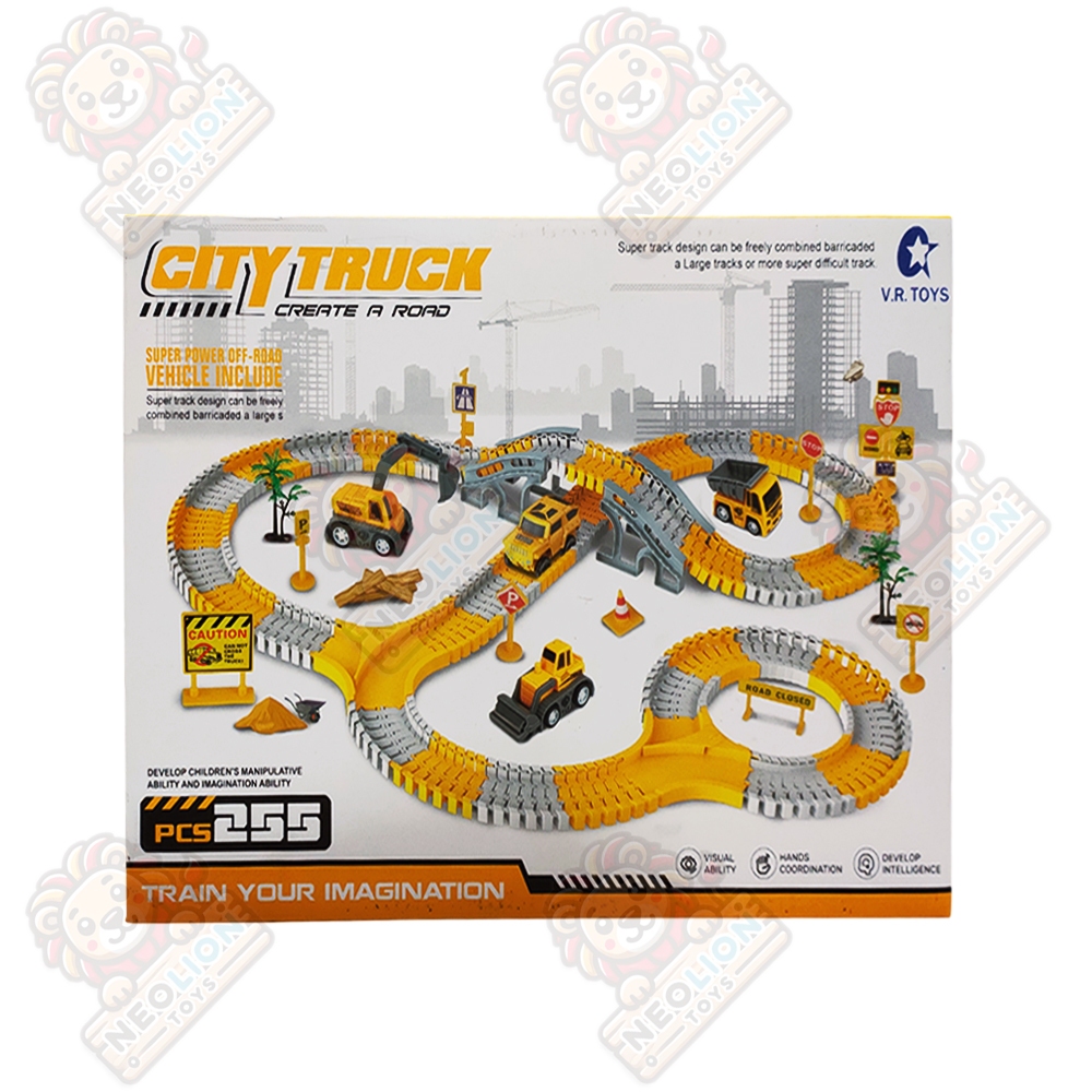 Mainan Anak City Truck Create A Road Construction Track 2031