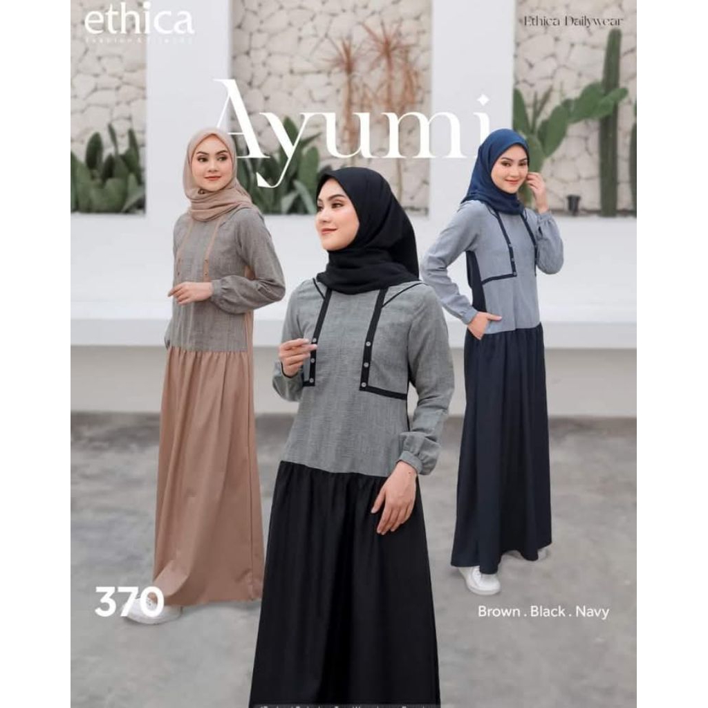 Ethica Gamis Ayumi 370 Black
