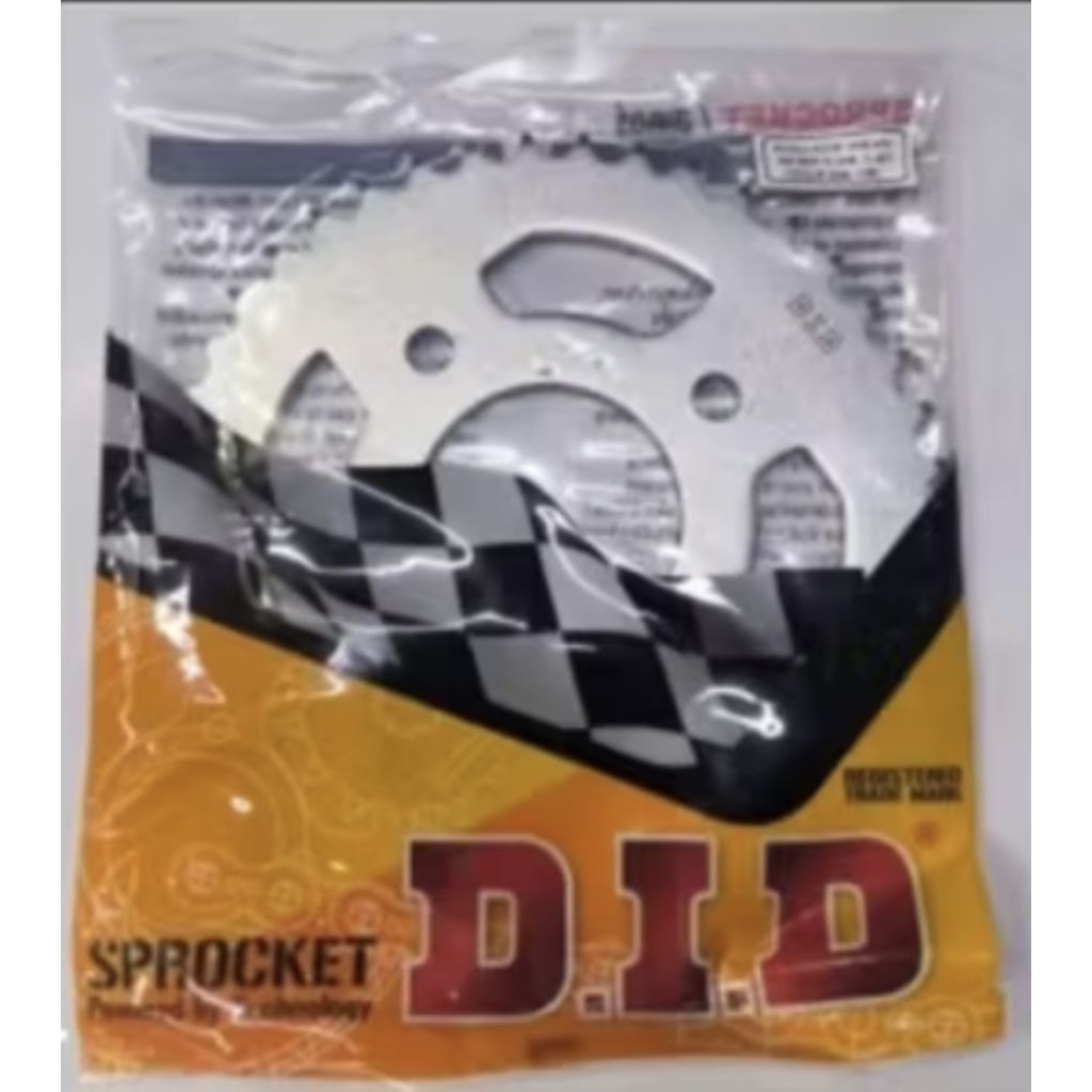 Original DID Racing Gearset 428 Honda Sonic 150 GTR Verza Megapro New Mono Paket Gear Depan 15T Bela