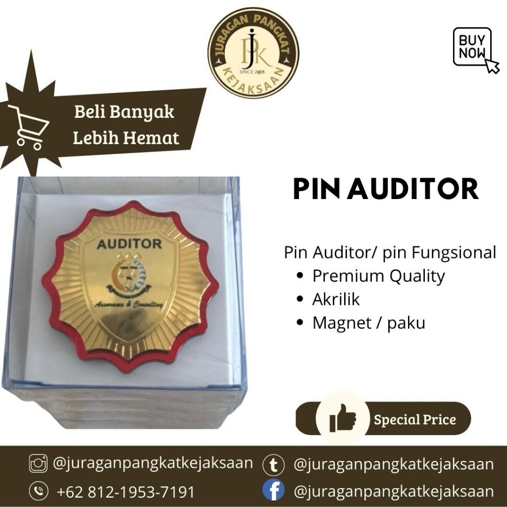 Pin Auditor Kejaksaan RI Premium